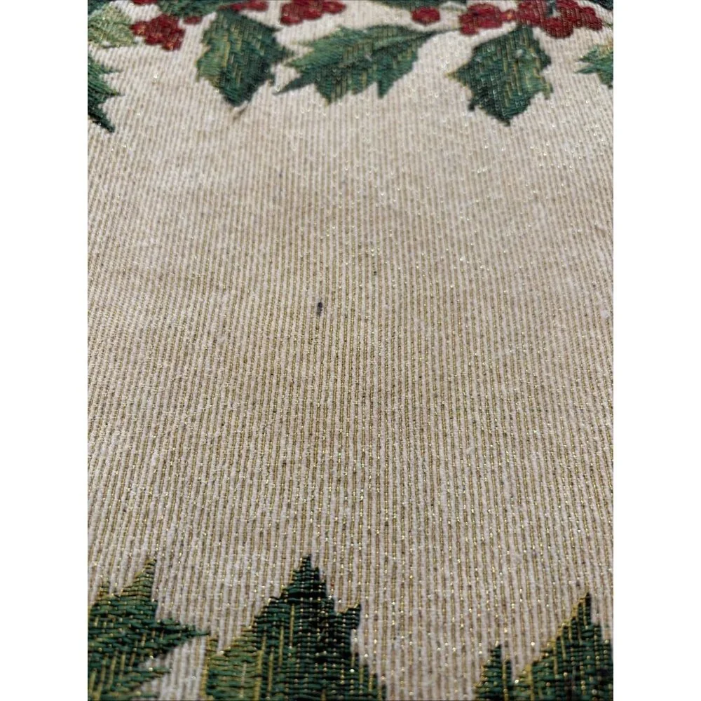 Christmas Poinsettia Table Runner 70x13